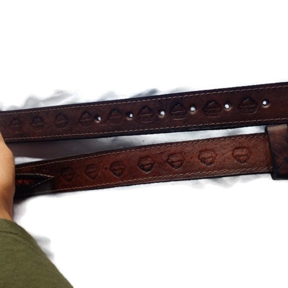 Peruvian Belt Handmade in Resistant Leather Cusco main image 6